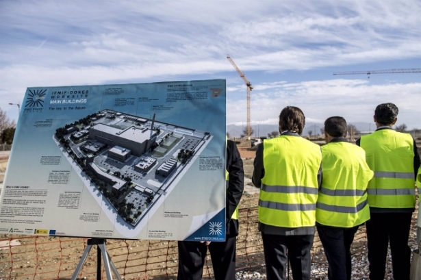  Trabajos en el polígono industrial de Escúzar de las primeras instalaciones de apoyo al acelerador de partículas del proyecto Ifmif-Dones (ÁLEX CÁMARA / EUROPA PRESS)