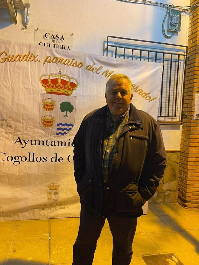 El portavoz de Ciudadanos (CS) en Cogollos de Guadix (Granada), Aurelio Peralta (CS)