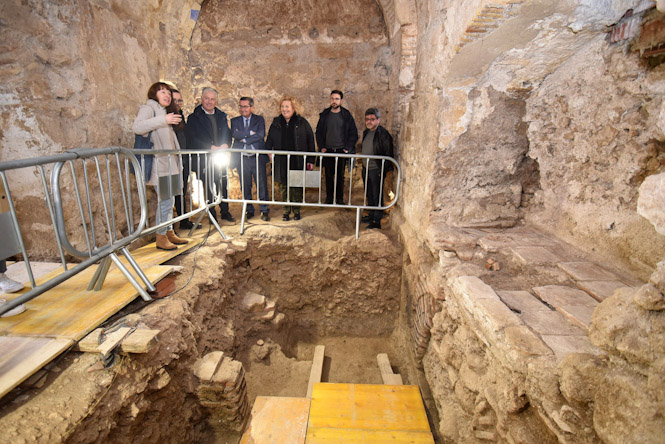 Visita a los baños árabes de Alfacar (R. MARTÍNEZ/ DIPGRA)