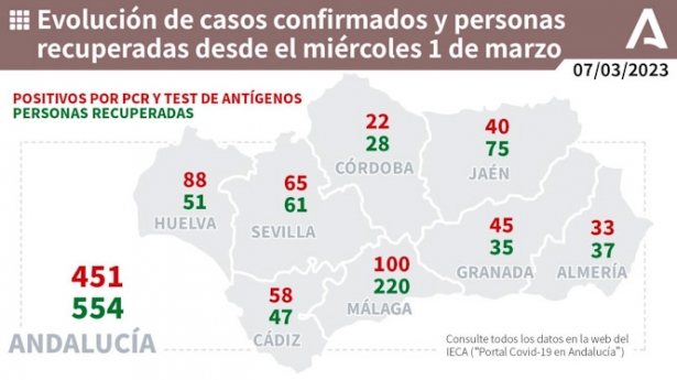 Evolución de la pandemia en Andalucía (JUNTA DE ANDALUCÍA) 
