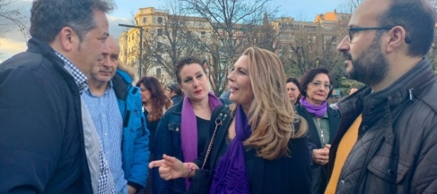 CS en la manifestación del 8M en Granada (CS) 