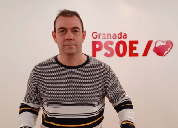 El secretario de Política Municipal del PSOE de Granada, Manuel García Cerezo (PSOE)	