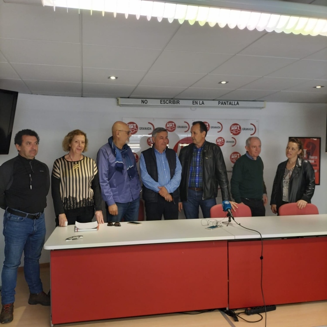 Rueda de prensa de Juan Francisco Martín (UGT)