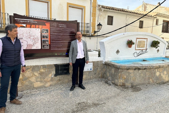 Imagen de la visita a Castril (JUNTA)