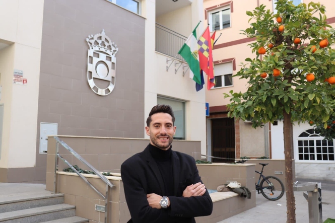 El candidato del PP a la alcaldía de Huétor Tájar, Esteban Ruiz (PP)