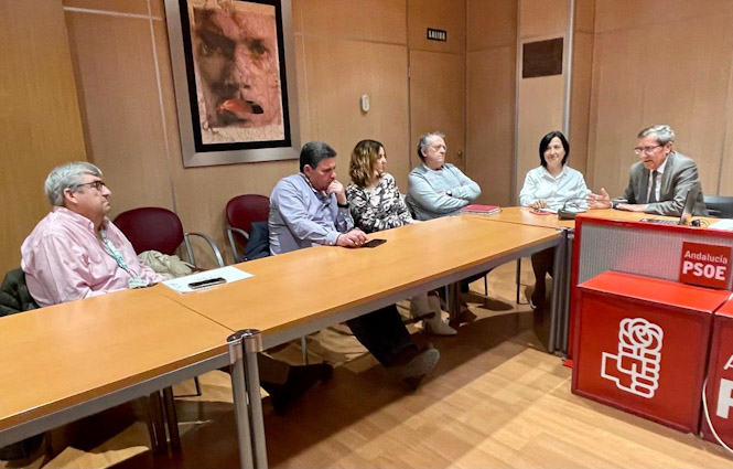 Imagen de la reunión (PSOE)