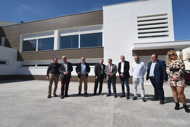Visita al gimnasio de Cijuela (R. MARTÍNEZ/ DIPGRA)
