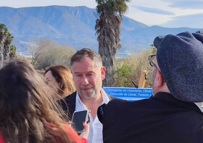 El portavoz de Ciudadanos en el Ayuntamiento de Motril (Granada) y concejal de Desarrollo Urbanístico del Litoral, Turismo y Playas, José Lemos (CS)