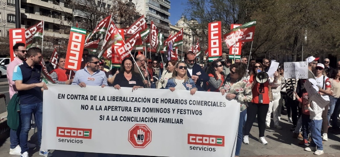 Imagen de la concentración (CCOO)