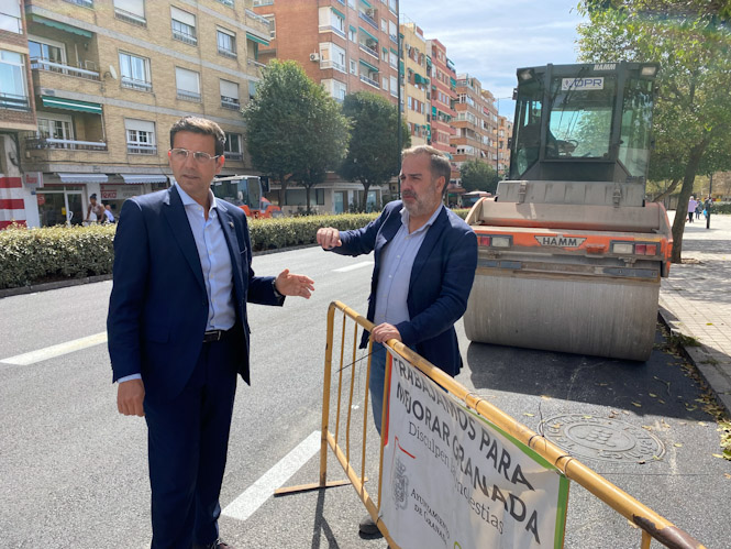 Imagen de la visita a la zona (AYTO. GRANADA)