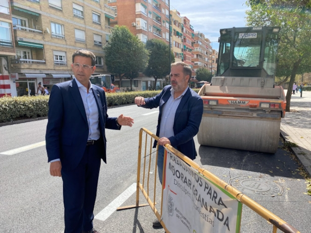 Imagen de la visita a la zona (AYTO. GRANADA)