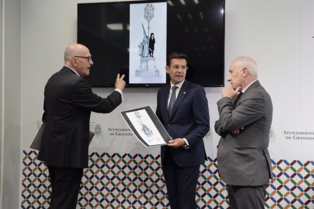 Presentación de un proyecto de monumento a las hermandades de Granada (AYUNTAMIENTO) 