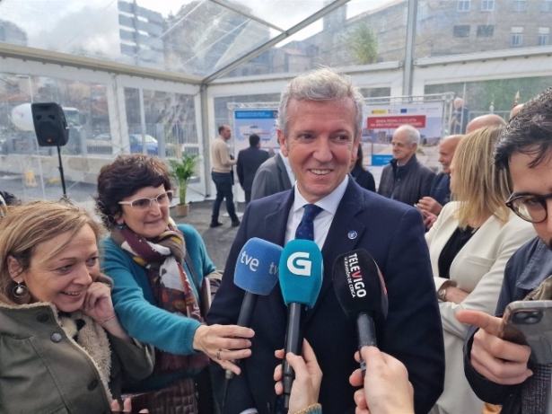 Alfonso Rueda este viernes en Vigo (PEDRO DAVILA-EUROPA PRESS)