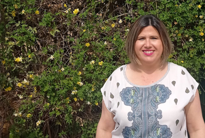 La candidata de IU en Albolote, Lidia Milena (IU)