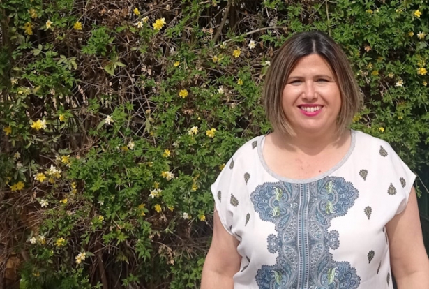 La candidata de IU en Albolote, Lidia Milena (IU)