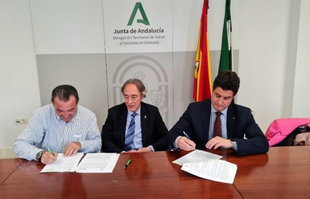 Firma del convenio (HUSC) 