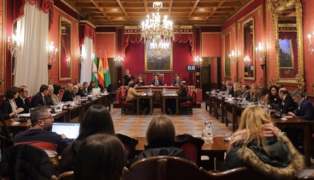 Pleno del Ayuntamiento de Granada, en imagen de archivo (AYUNTAMIENTO) 