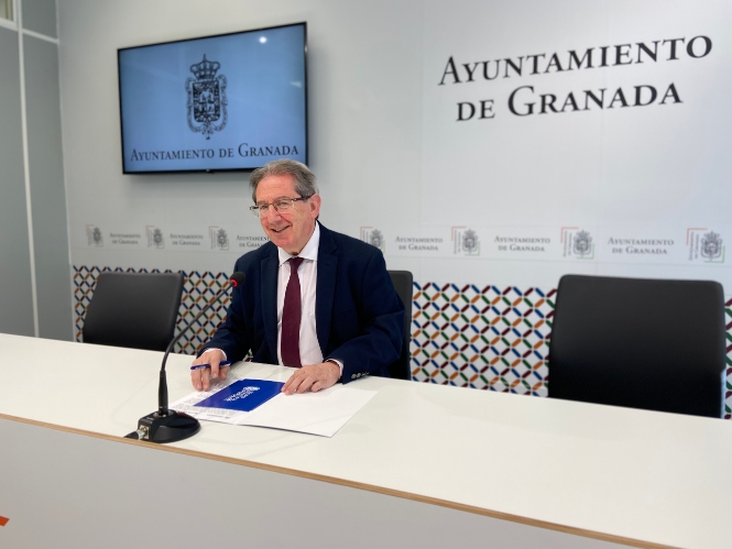 Luis González, portavoz del grupo popular en el Ayuntamiento de Granada (PP)