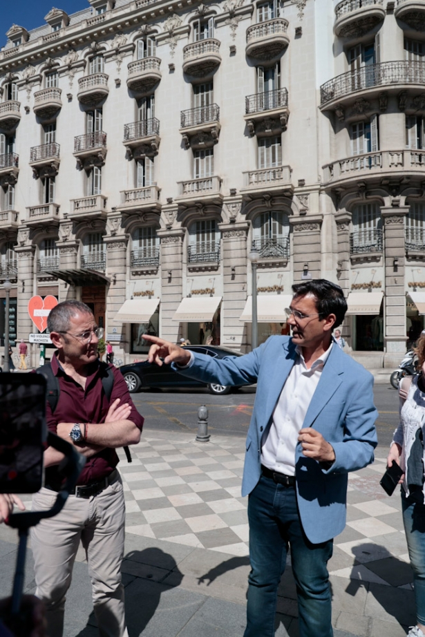 Visita al nuevo proyecto hotelero de la ciudad (JAVIER ALGARRA/ AYUNTAMIENTO)