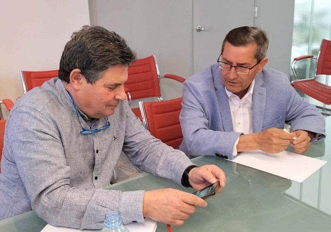 Imagen de la reunión (PSOE)
