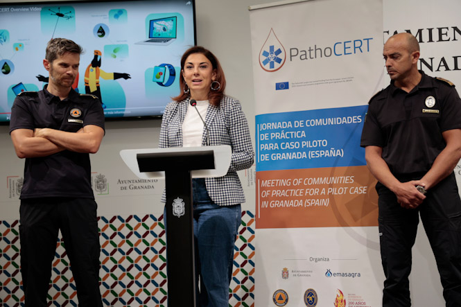 Presentación del simulacro (JAVIER ALGARRA/ AYUNTAMIENTO)