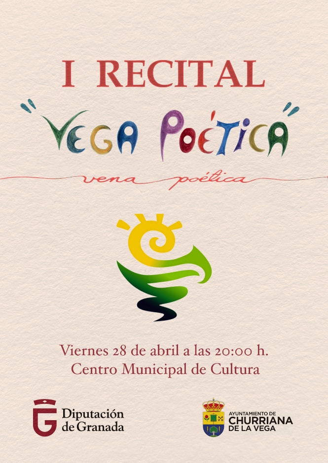 Cartel del recital `Vega Poética` (AYTO. CHURRIANA) 
