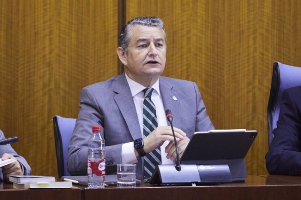 El consejero de Presidencia, Interior y Diálogo Social de la Junta de Andalucía, Antonio Sanz (JOAQUÍN CORCHEO / EUROPA RPESS)