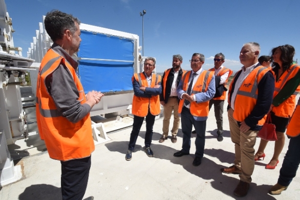 Visita a la planta de transferencia de residuos (R. MARTÍNEZ / DIPGRA) Visita a la planta de transferencia de residuos (R. MARTÍNEZ / DIPGRA)