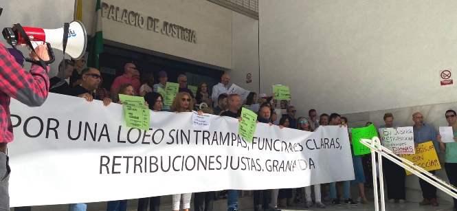 Imagen de la concentración (CCOO)