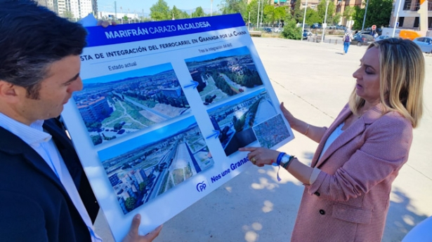 Imagen de la visita a La Chana (PP)