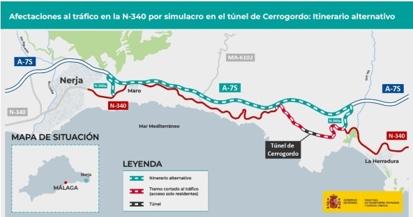 Mapa de donde se produciran las afecciones al tráfico (SUBDELEGACIÓN) Mapa de donde se produciran las afecciones al tráfico (SUBDELEGACIÓN)