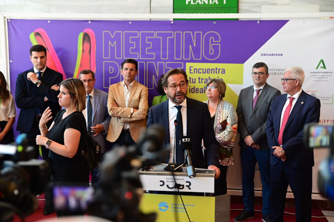 Inauguración de la III Feria Internacional de Empleo de Granada (JUNTA)