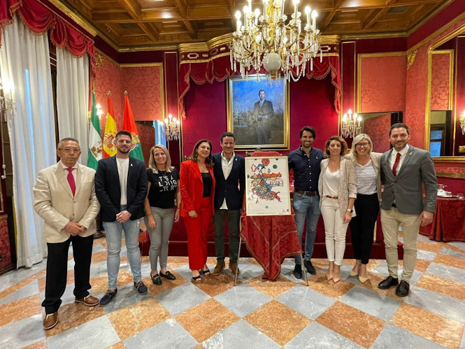 Presentación del cartel de los caseteros (LA OFICINA DE LOS DESEOS)