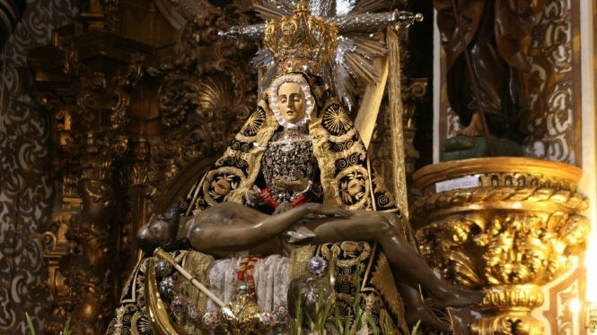 Virgen de las Angustias, patrona de Granada, en imagen de archivo (CANAL SUR) 