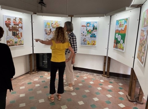 Exposición de cómic `Sara y el misterio de Ibn Luyun`, de la Escuela de Estudios Árabes en Granada (CSIC) Exposición de cómic `Sara y el misterio de Ibn Luyun`, de la Escuela de Estudios Árabes en Granada (CSIC)