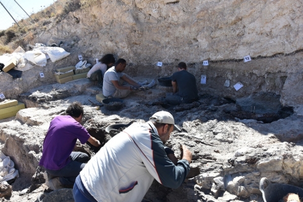Excavaciones en el Yacimiento Baza-1 (AYTO. BAZA) Excavaciones en el Yacimiento Baza-1 (AYTO. BAZA)