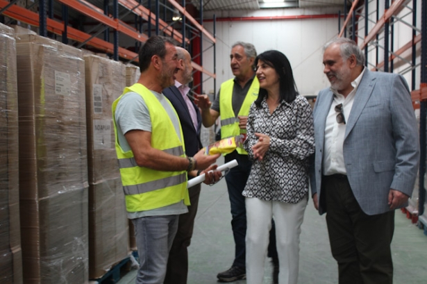Imagen de la visita al Banco de Alimentos (SUBDELEGACIÓN) Imagen de la visita al Banco de Alimentos (SUBDELEGACIÓN)
