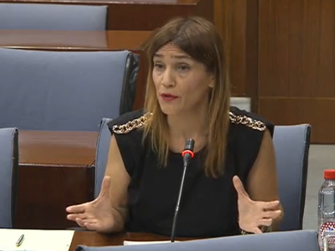 La parlamentaria andaluza del PSOE, Olga Manzano (PSOE) 