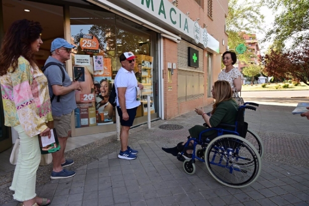 Insúa (CS) reivindica accesibilidad universal para todos los barrios de Granada (CS)