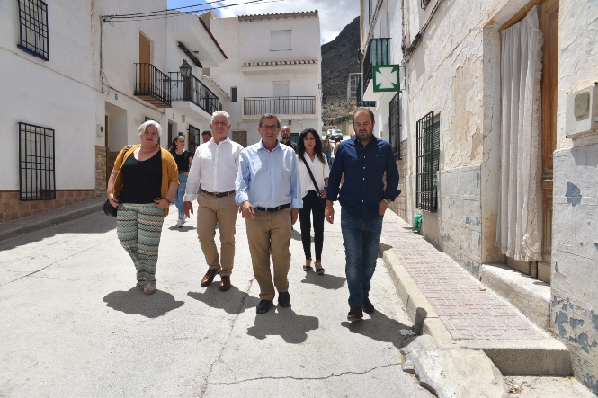 Imagend e la visita a Alicún de Ortega (L. ARMAS / DIPGRA)