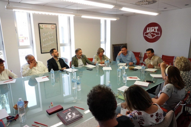 Imagen dela reunión (PSOE)