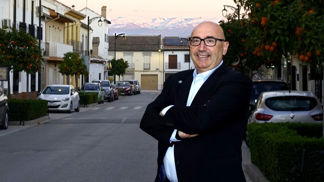 El candidato del Partido Popular a la alcaldía de Valderrubio, Eduardo Ruiz (PP) 