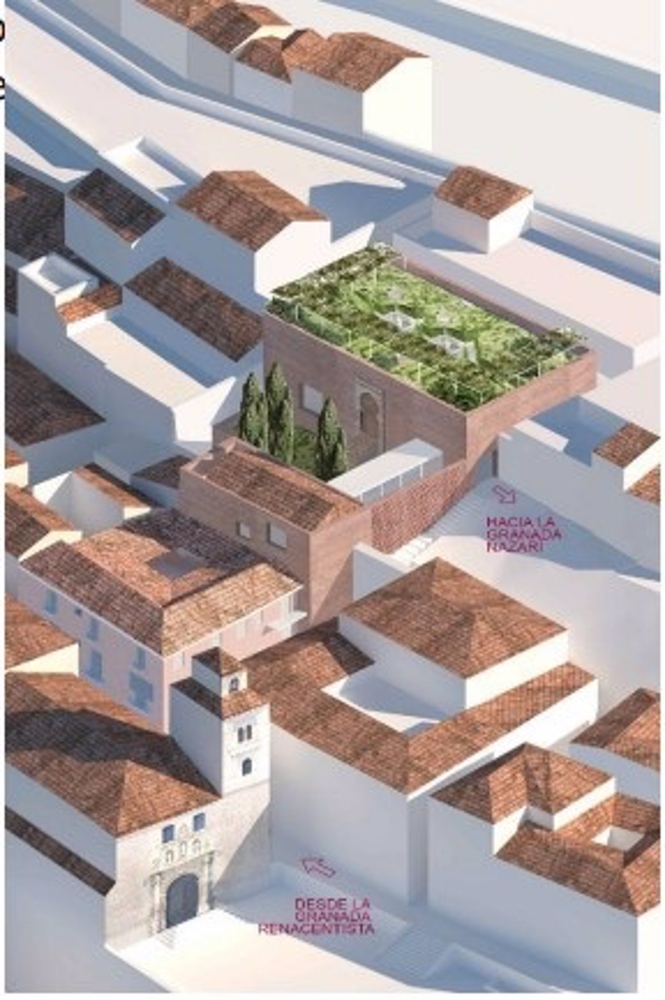 Imagen final del proyecto del futuro centro de arte contemporáneo en Santa Ana (JUNTA DE ANDALUCÍA) 