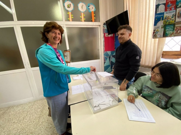 La candidata a la Alcaldía de Granada por Podemos-Alianza Verde-Independientes, Elisa Cabrerizo (PODEMOS-ALIANZA VERDE-INDEPENDIENTES)