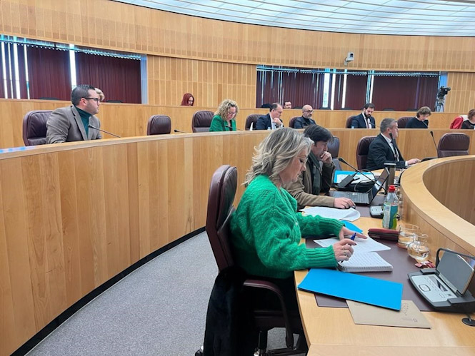 Grupo del PP en la Diputación de Granada, en imagen de archivo (PP)