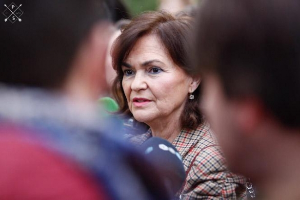 Carmen Calvo, en imagen de archivo en Granada en su etapa como vicepresidenta del Gobierno (ÁLEX CÁMARA /EUROPA PRESS)