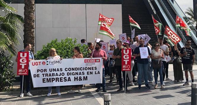 Imagen de la concentración (CCOO)