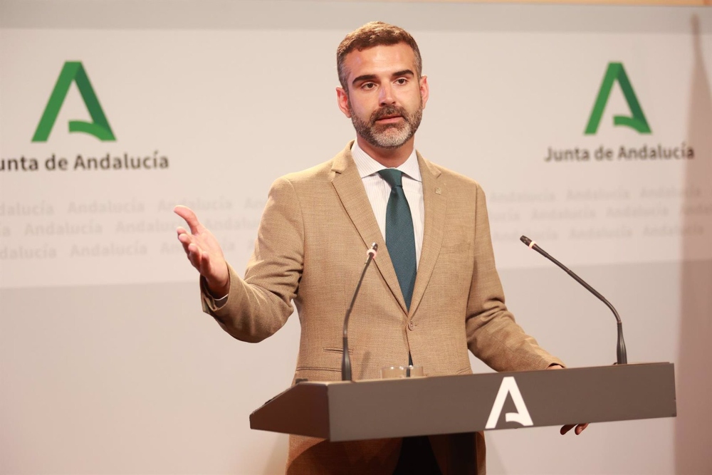 El consejero de Sostenibilidad, Medio Ambiente y Economía Azul y portavoz del Gobierno, Ramón Fernández Pacheco (ROCÍO RUZ / EUROPA PRESS)