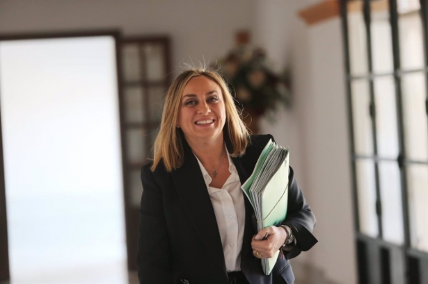 Marifrán Carazo, en el Parlamento de Andalucía, en imagen de archivo (JUNTA )