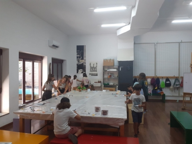Taller para niños en el Museo de Bellas Artes (JUNTA)
